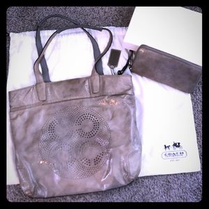 Patent Leather Coach Bag & Wallet